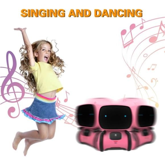 Robot Toy for Boys and Girls | Robots Intelligent Gift Toys for Kids  |  Pink - Picture 7 of 8